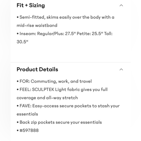 NWT Venice Navy High Rise Joggers Size Medium/Tall - Picture 8 of 8